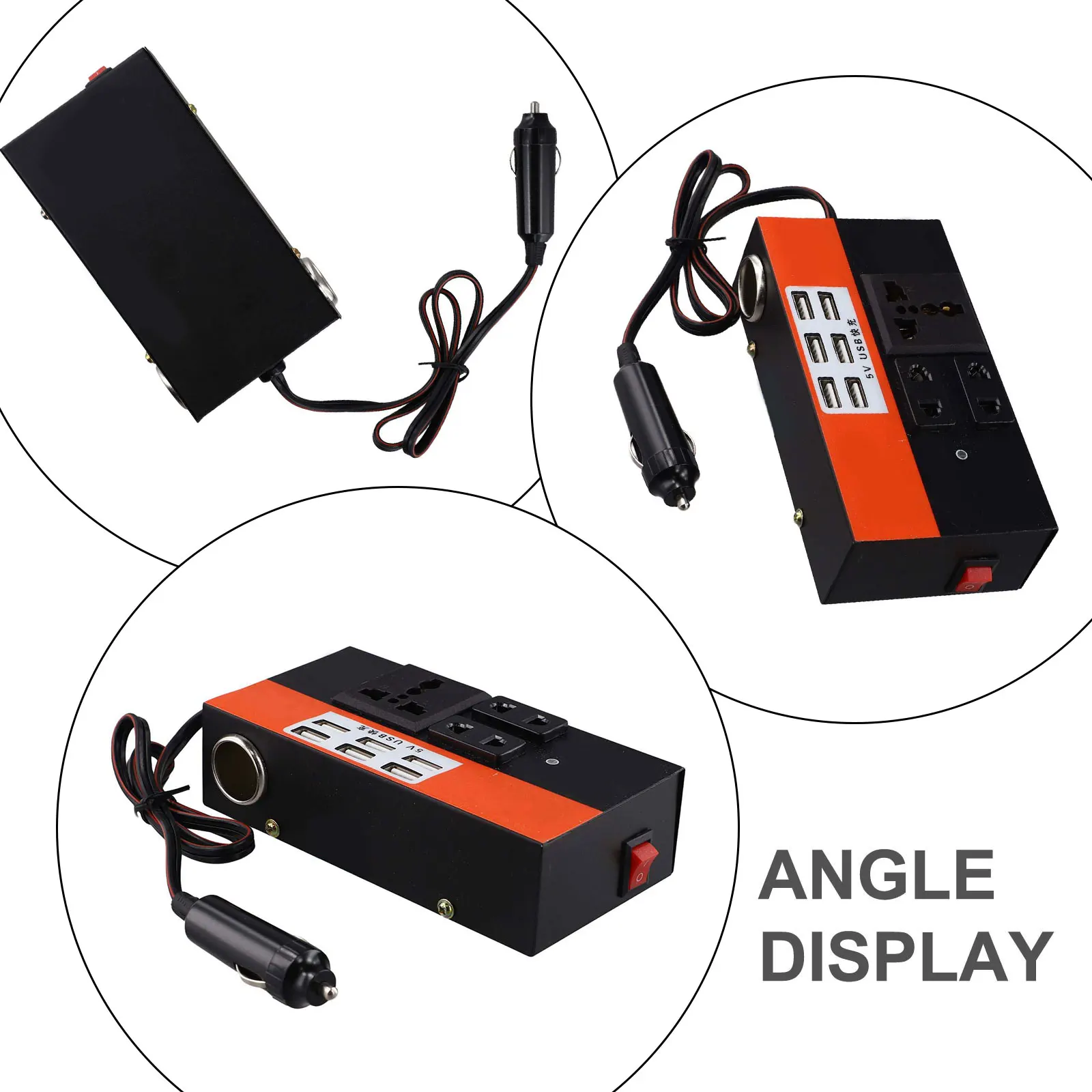 High Quality 100% Brand New Vehicle Power Inverter Converter Inverter Power Inverter Black Multiple Protections
