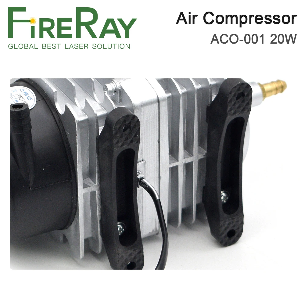 FireRay 20 واط ACO-001 ضاغط الهواء 20L/دقيقة الكهربائية المغناطيسي مضخة هواء Co2 النقش بالليزر وماكينة قطع