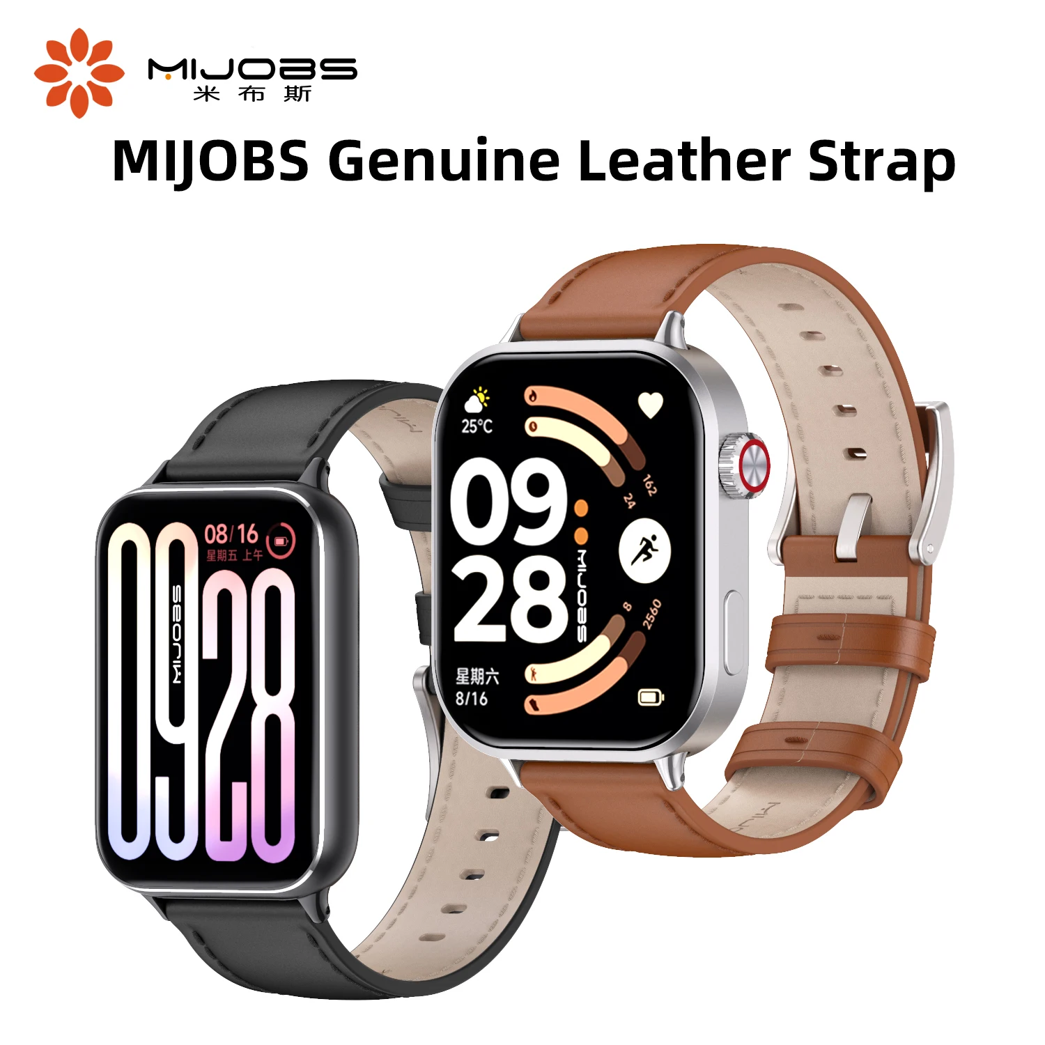 Mi Band 10 Pro / 9 Pro / 8 Pro Strap For Xiaomi Smart Band 10 Pro Bracelet Leather Watch Band