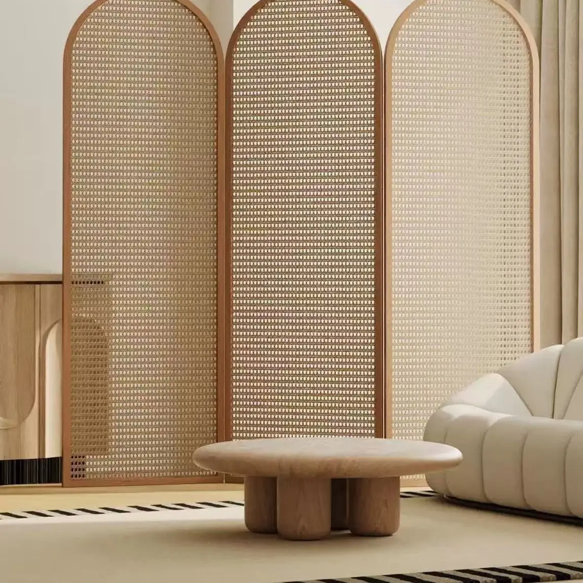 Screen partition living room home mobile simple cover room office solid wood folding screen