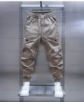 Pantalon sarouel Cargo de luxe, Camping en plein air, sport, pantalons décontractés, survêtement, mode coréenne, marque de haute qualité, vêtements pour hommes 3