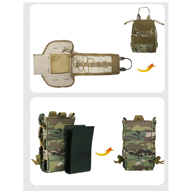 Imagem -04 - Yakeda User-outdoor Black Hunting Tactics Aplicação da Lei Bolsa de Armazenamento Hiki Dever Security Traffic Air Gun Belt em 1