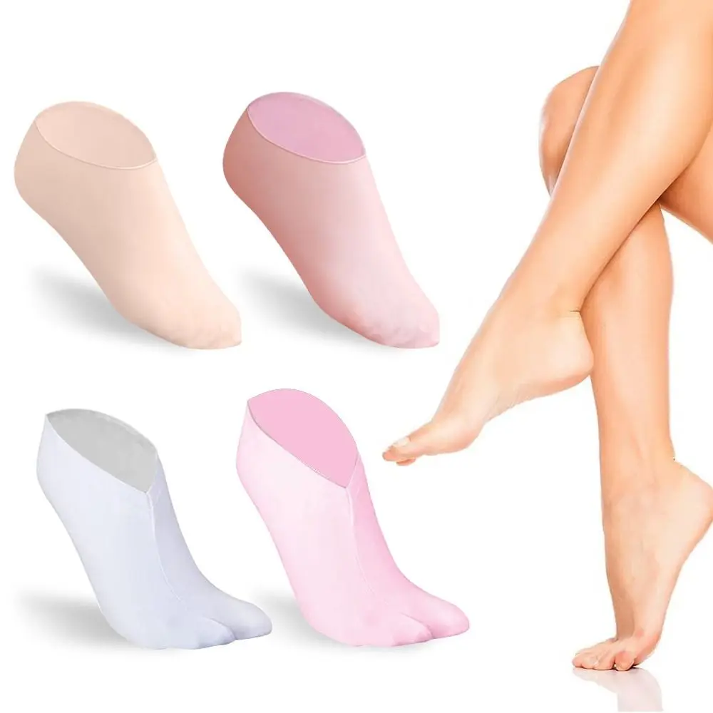 Calcetines hidratantes de silicona para reparación, alivio del dolor, antigrietas, calcetines para el cuidado de la piel, elimina la piel muerta, herramienta exfoliante para el cuidado de los pies