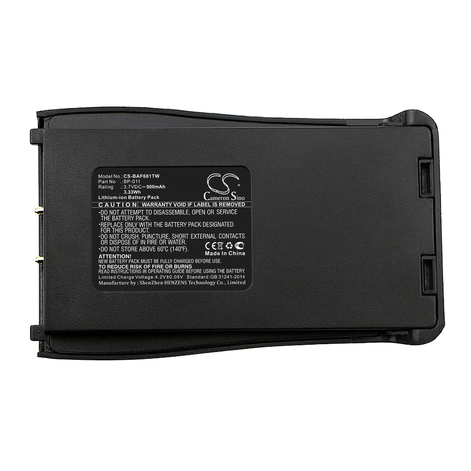 Walkie-talkie Battery For Baofeng BF-666S, BF-666-S, BF-777S, BF-777-S, BF-888S, BF-888-S, BL-1, BP-011 & Retevis H777