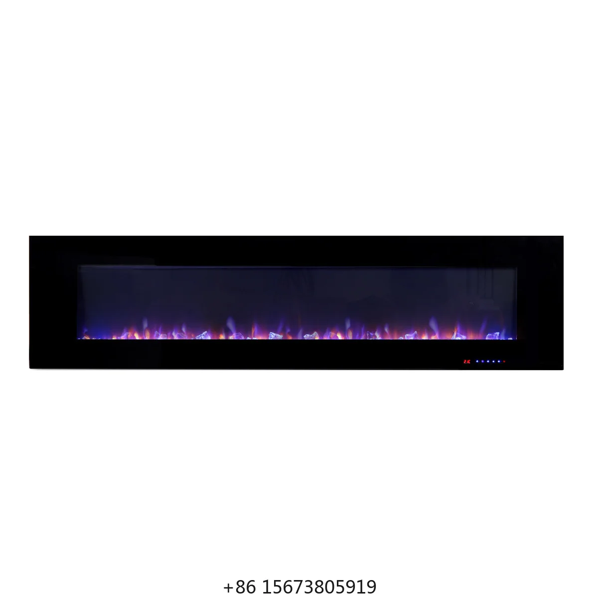 

Электрический камин Dreamflame 72 дюйма для помещений, настенный, с пультом ДУ, LED-подсветкой, имитация живого огня, не для встраиваемого монтажа