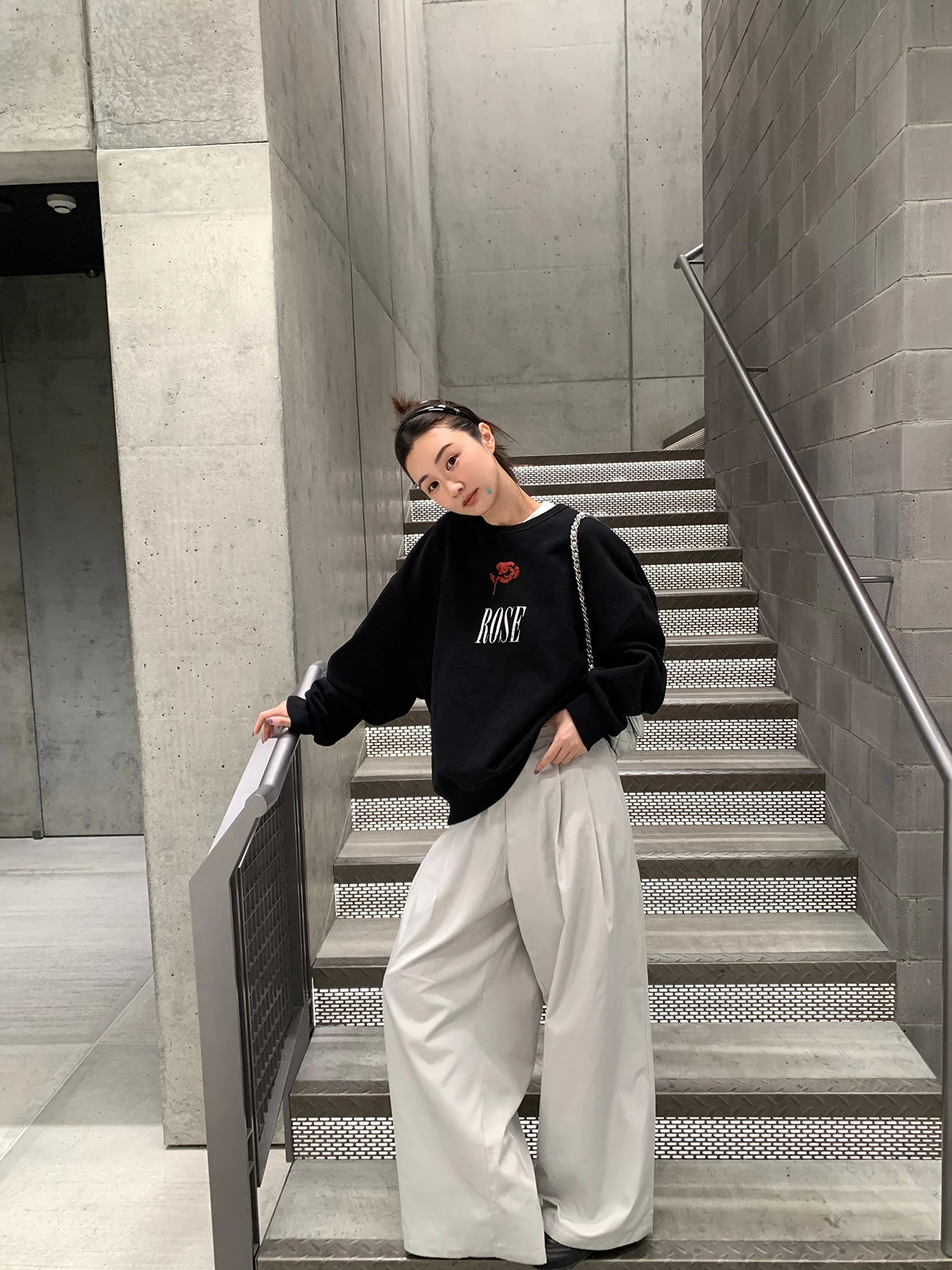 

Vcruan Aiige Sydney New Zealand Fabric Sliding Pants Wide Leg Spring 2025 New Sle Ladies Casual Trousers Commute Sle