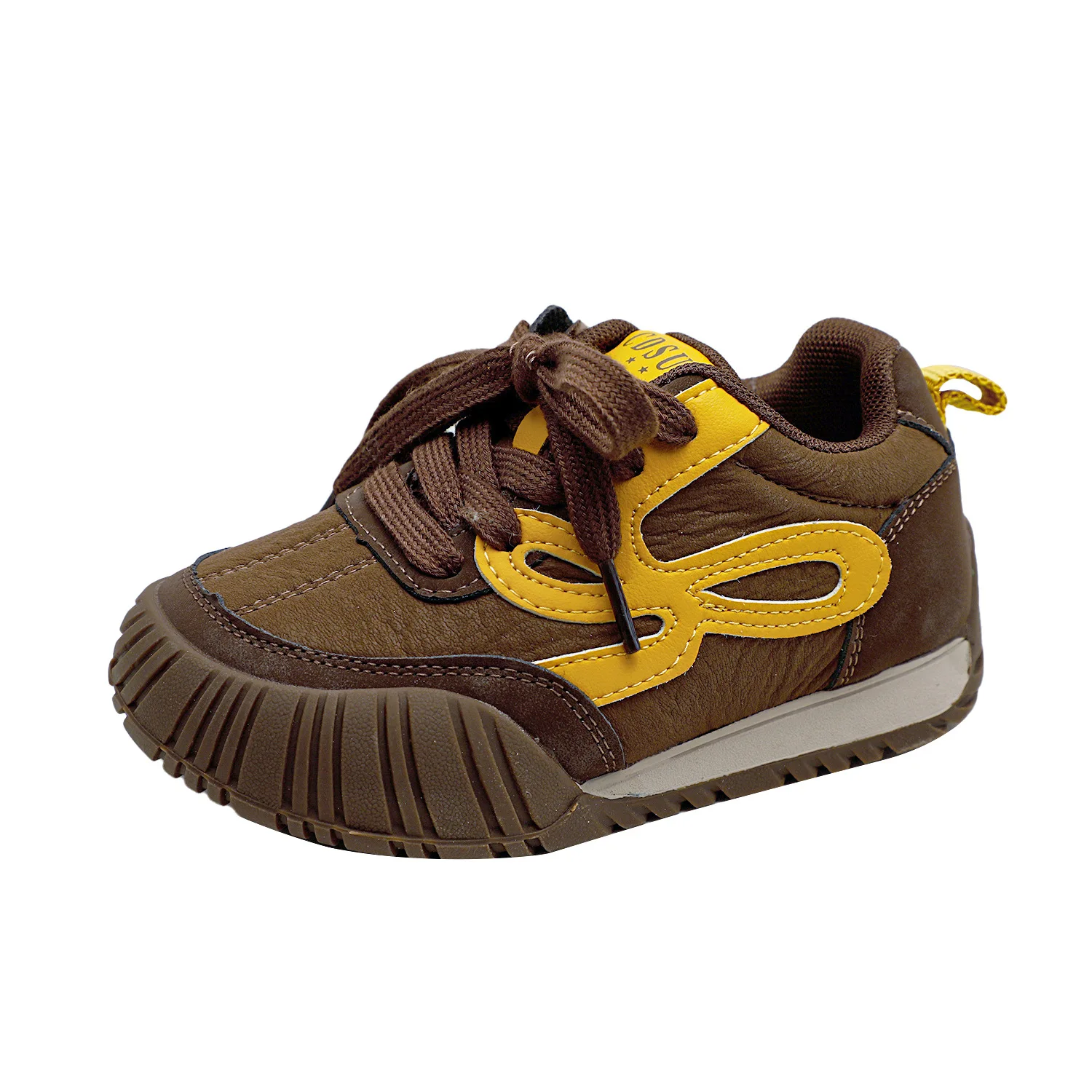 

Autumn Children's Boys Girls Retro Color-Blocked Anti-Kick Lightweight Sports Shoes Kids Toddler Hiking Protection Sneakers