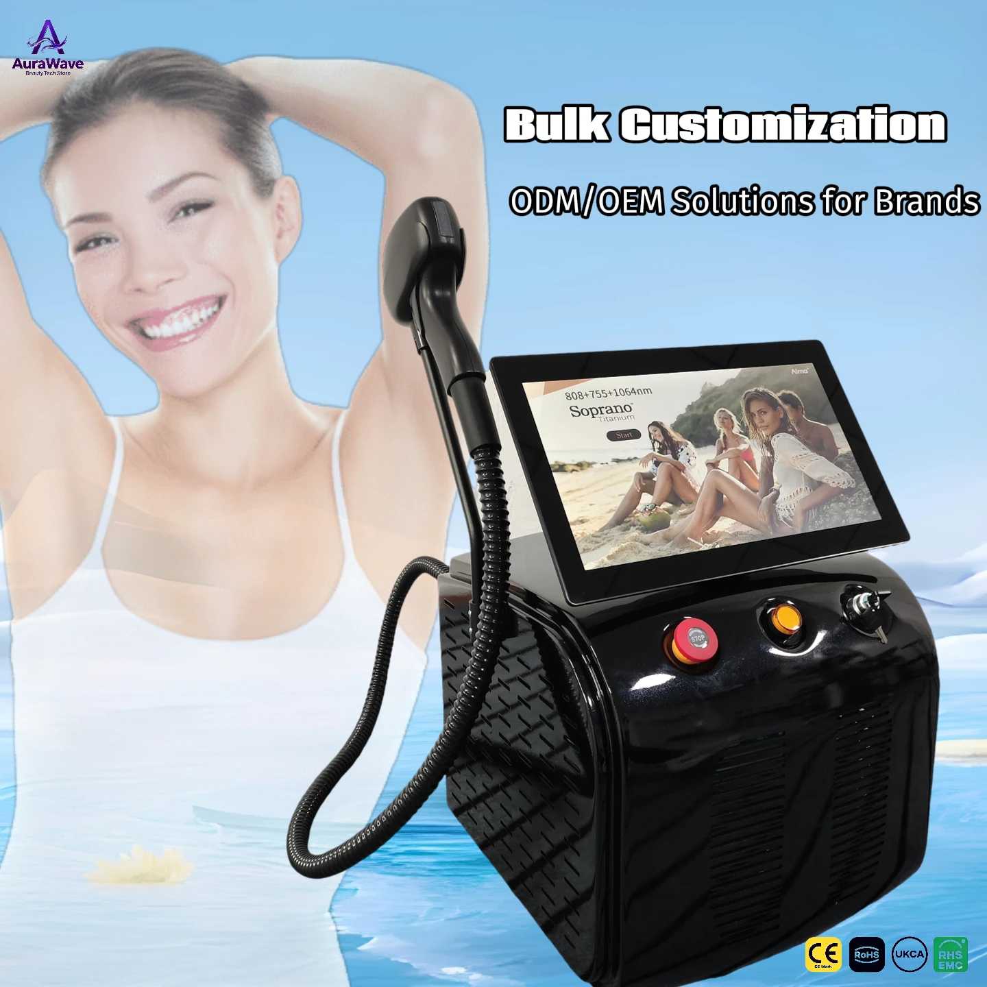 

Diode Laser Hair Removal Alexandrite laser Machine Cryo-Cooled Permanent Hair Reduction - for Pain-Free Results Home Appliance