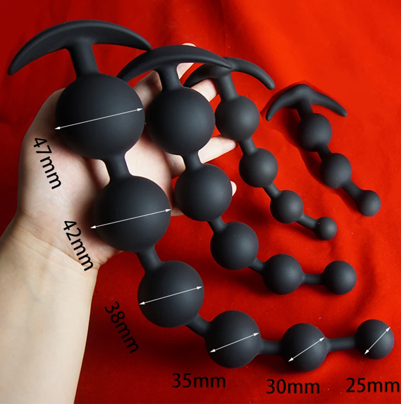 Silicone Anal Beads Dilator,Big Annals Balls,Long Ass Anus But Butt Plug,Analplug Buttplug Butplug,Analsex Prostate Sex Toys