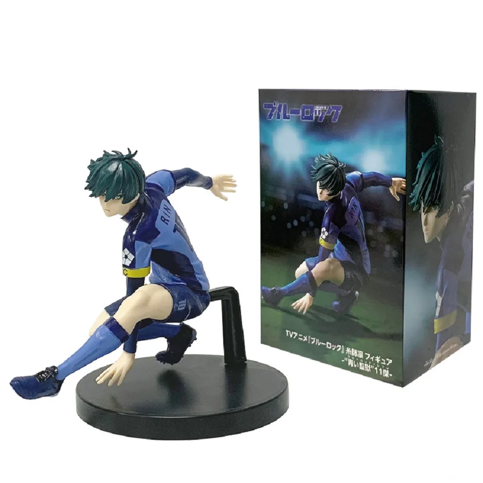 Heiß begehrte Anime BLUE LOCK Animation Version Blue Forbidden Zone Idol Figur Itoshi Nagi Nr. 10 PVC Modell Ornament Sammlerstück Spielzeug Geschenk – Detail 21