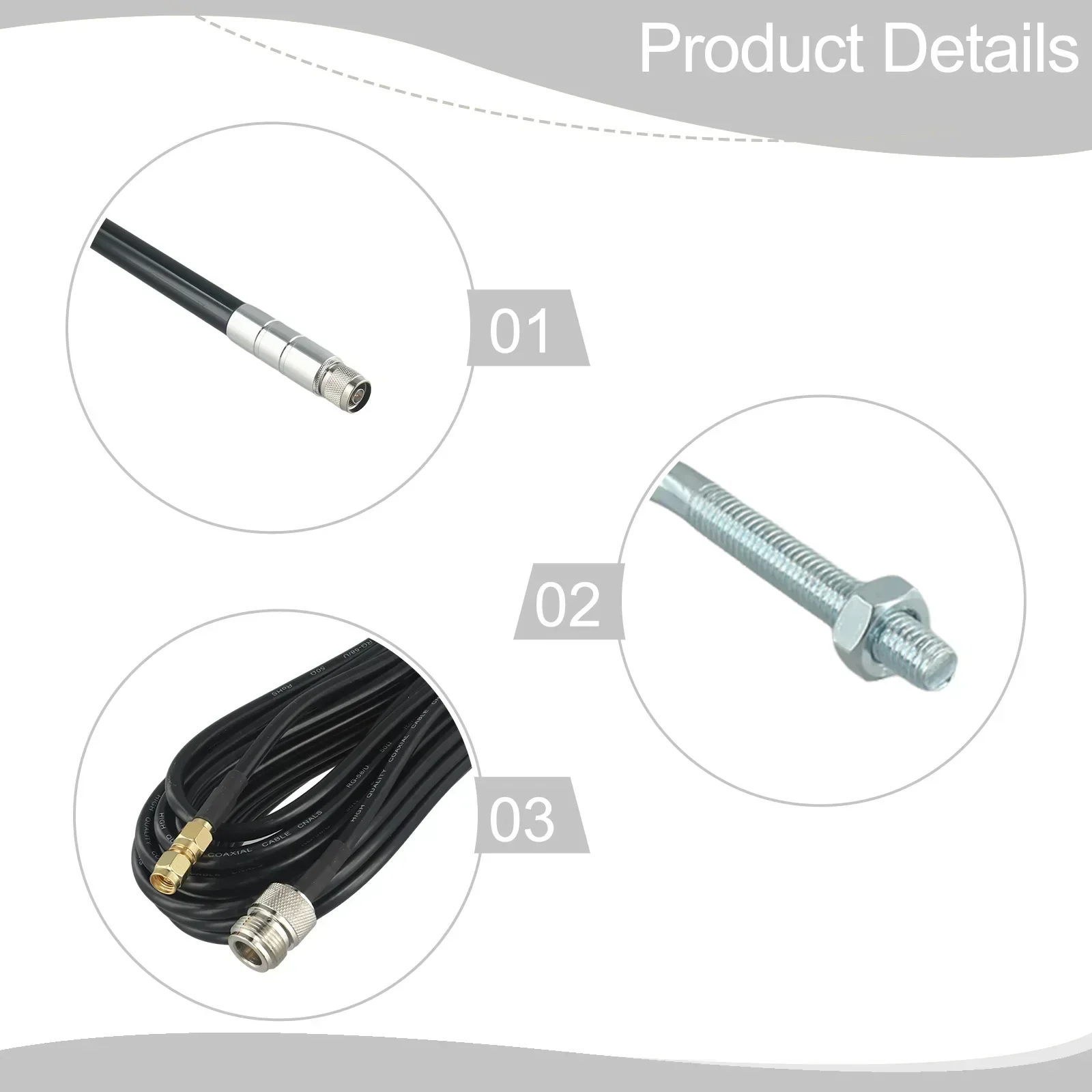 Industrial Grade Fiberglass Outdoor Antenna for For & For Helium Miners Waterproof & High Temperature Resistance