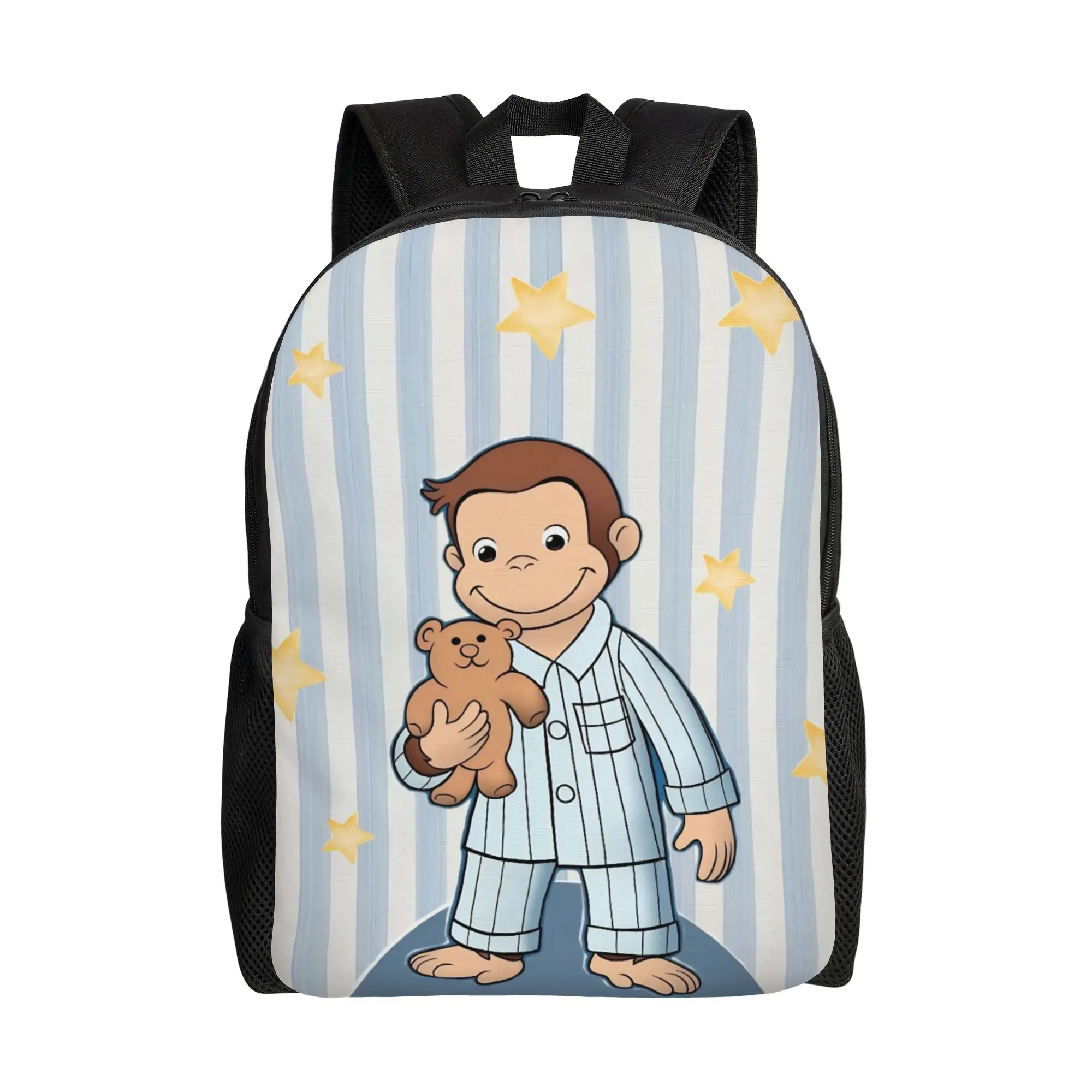Curious Georges Monkey Cartoon Women Backpack Fashion Student School Bag  Computer Backpack Teenage Travel Rucksack