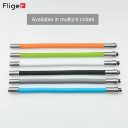 Fliger Kitchen Faucet Accessories  360° Rotating Silicone Flexible Hose Colorful Water Tap Pipe Tube for Bathroom Wash Basin