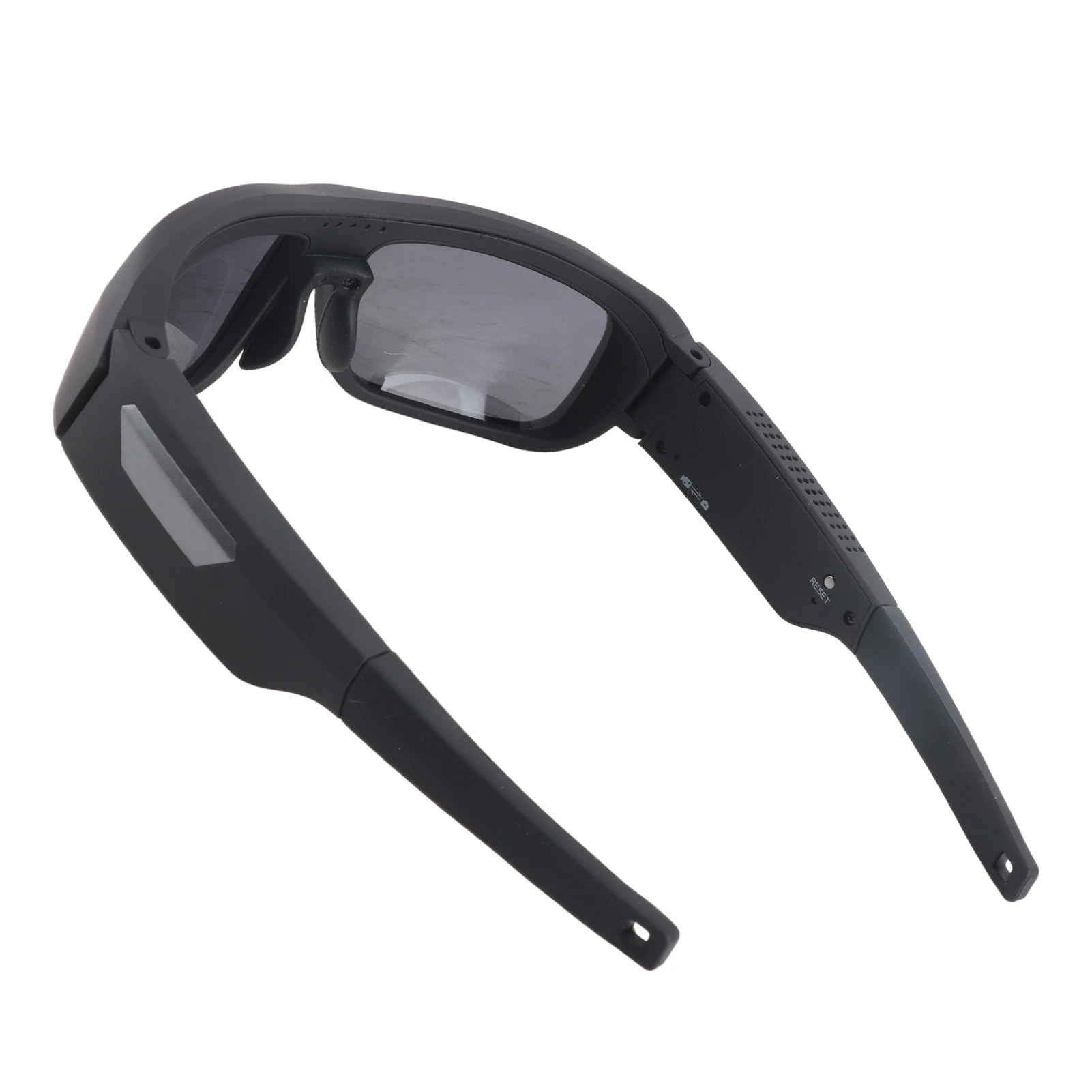 نظارات كاميرا فيديو ذكية لتسجيل الفيديو نظارات شمسية 90 °   نظارات كاميرا صغيرة بزاوية 4K عالية الدقة لقيادة ركوب الدراجات