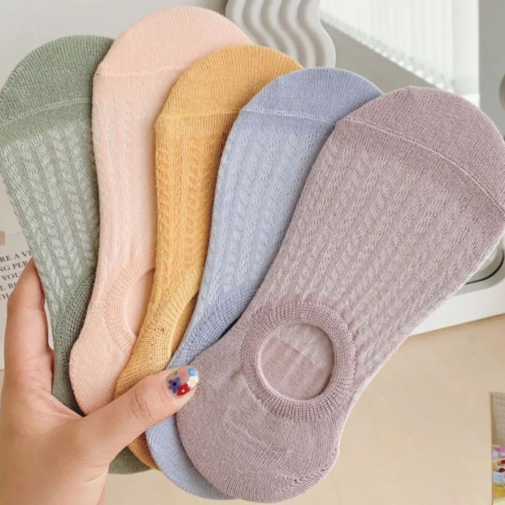 10 pares de calcetines invisibles de malla suave para mujer, calcetines tobilleros cortos finos y transpirables, medias cortas absorbentes para el sudor antideslizantes para niña