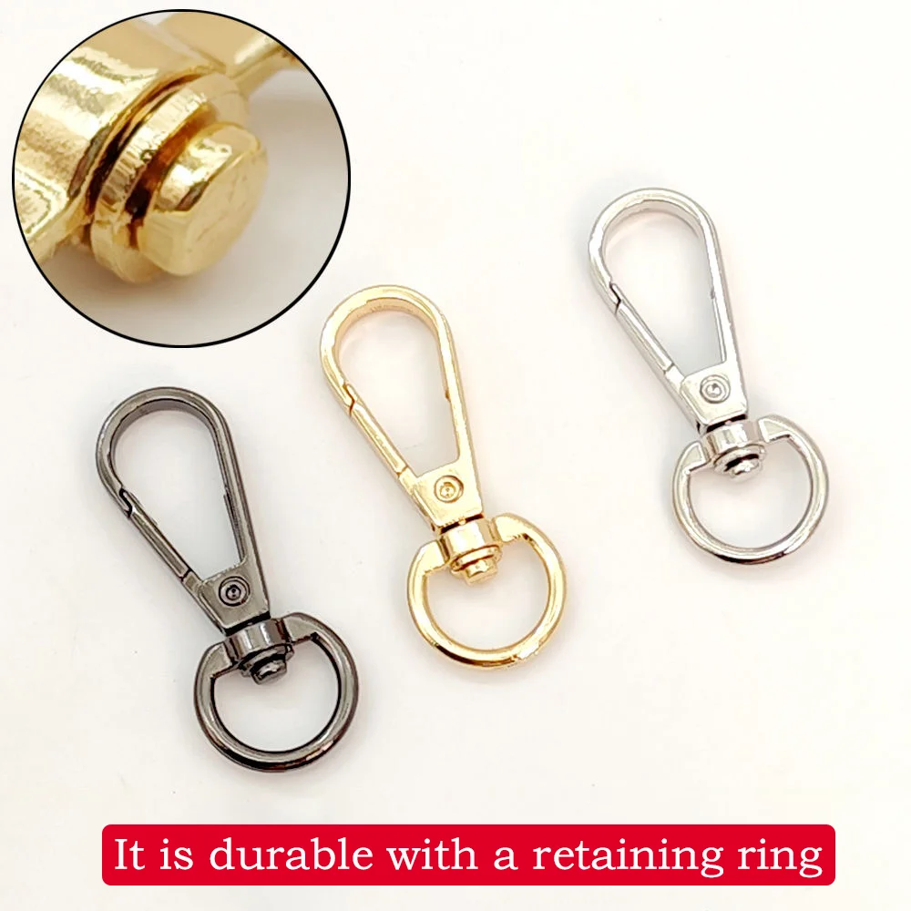 

2/5/10Pcs 47mm Metal Bags Buckle Swivel Lobster Clasp Trigger Clip Snap Hook Handbag Hanger KeyChain DIY Sewing Accessories