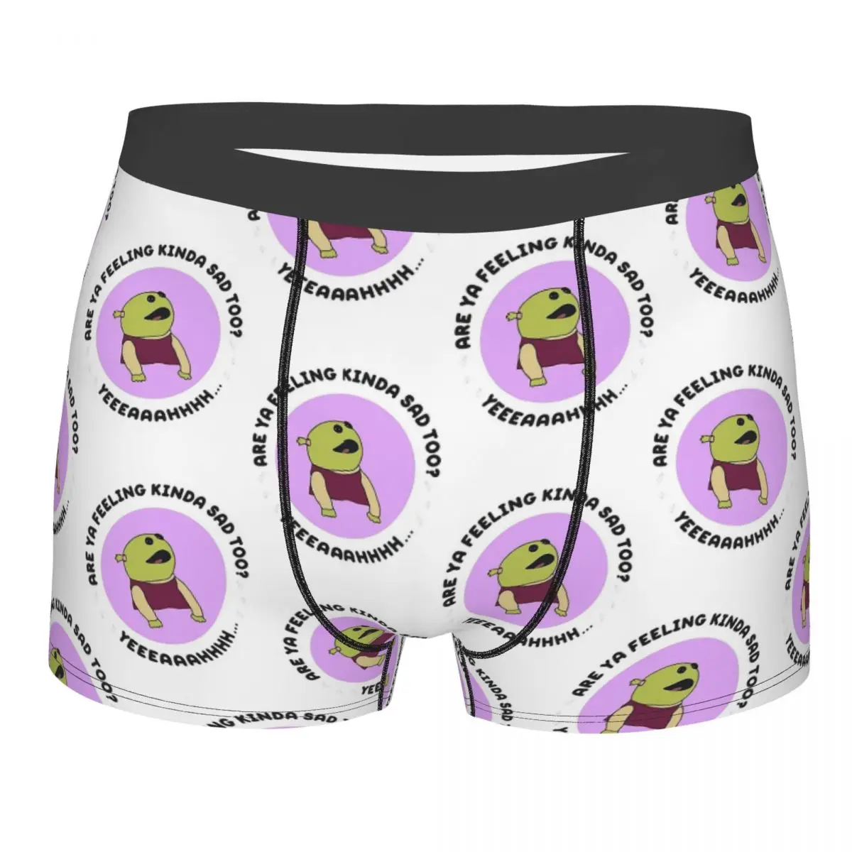 Are You Feeling Kinda Sad Nanalan Man's Boxer Briefs Underwear Highly Breathable High Quality Gift Idea