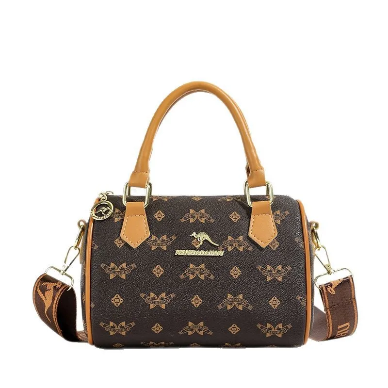 2025 جديد! حقيبة بوسطن مطبوعة كلاسيكية للسيدات - بسيطة وجوية، مثالية للتنقل والسفر وحقيبة اليد وحقيبة الكتف #5