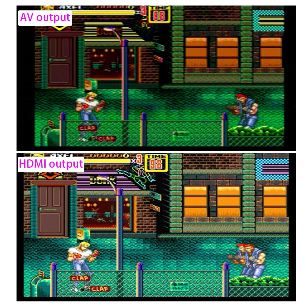 Para SEGA Mega Drive 2 HDMI 1080P salida MOD Kit para consola SEGA MD2 menú incorporado