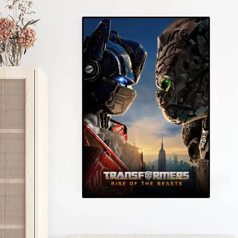 Film T-Transformers of R-Rise the B-Beasts POSTER Poster Prints Wall Painting Bedroom Living Room Wall Sticker Small