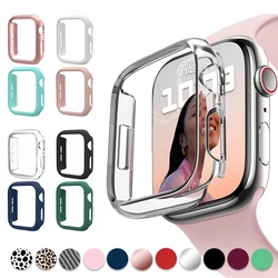 Case For Apple Watch Series 7 41mm 45mm Cover PC Protection Shell For iWatch Series 6 5 4 3 38mm 42mm Bumper Edge Case No Screen