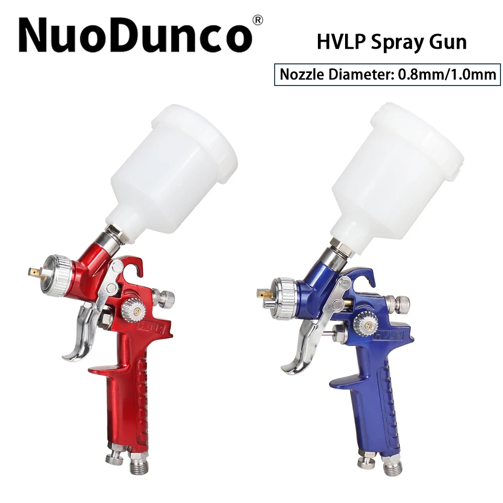 

Мини-пистолет-распылитель HVLP, сопло 0,8 мм/1 мм, профессиональный пневматический пистолет-распылитель краски, аэрограф для автомобиля, чашка-распылитель, пистолет для боли с гравитационной подачей