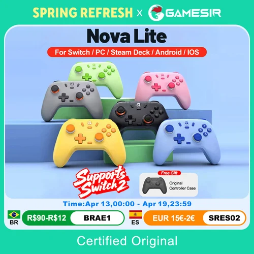 Gamesir Nova Lite Gamepads Pc Switch 2 Controlador De Juegos