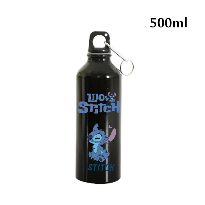 Lilo &Stitch Water Bottles New Portable Aluminum Water Bottle Leakproof Water Jug for Hiking Travel Outdoor Bicycle Bottle Cups