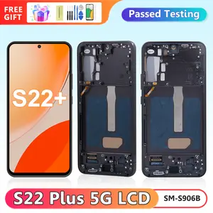 Bilashmart S22 Plus TFT Display Screen Assembly Samsung Galaxy S22+ 5G SM S906B SM S906B/DS Lcd Display Digital Touch Screen with Frame