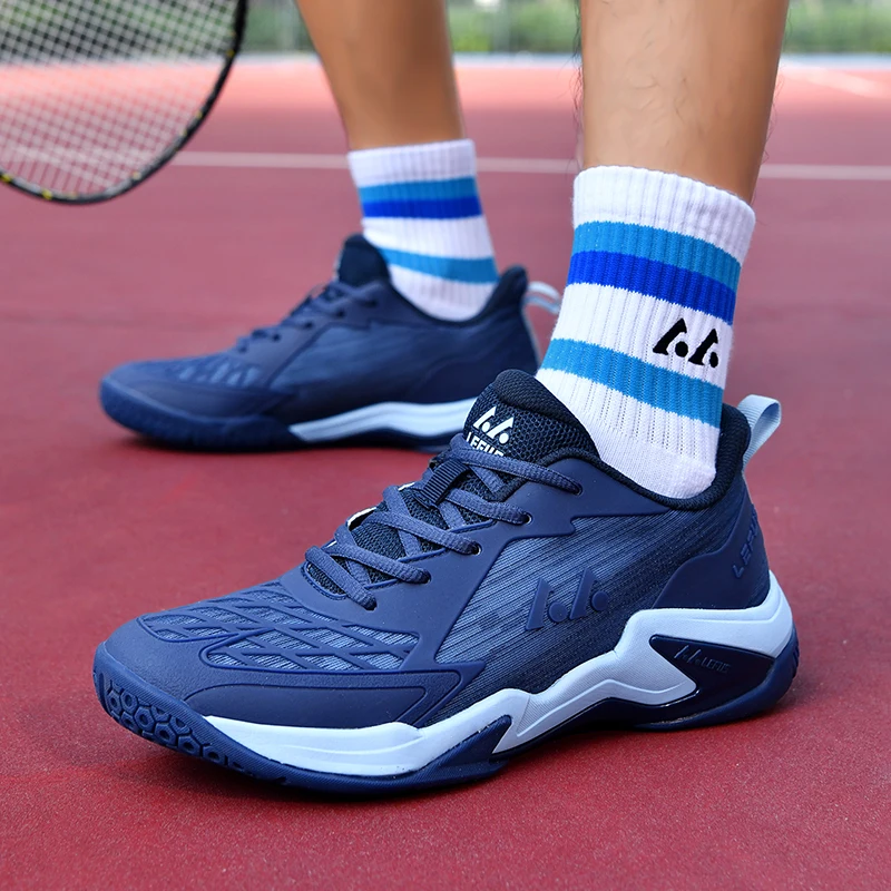 

Professional Badminton Shoes Men's Breathble Anti-Slip Table Tennis Shoe Wear Resistant Sneakers Competition Volleyball Footwear