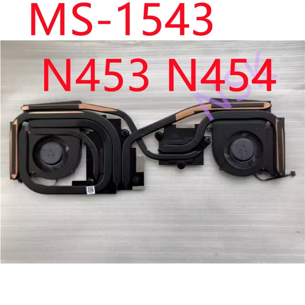 Original  MS-1543 N453 N454 FOR MSI GE66 GP66 PABD08008SH CPU GPU Cooling Heatsink Fan 100% Test Ok