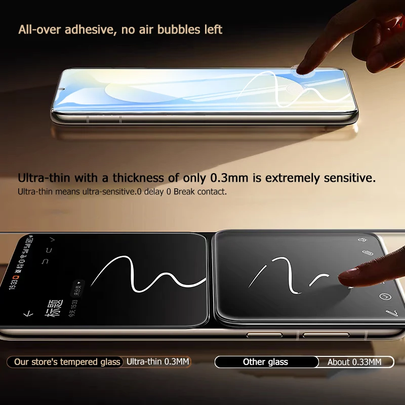 1-4 قطعة HD الزجاج المقسى لسامسونج غالاكسي S25 S24 S23 S22 S21 S25 + S24 + S23 + S22 + S21 + Edge FE Ultra Plus 5G حامي الشاشة