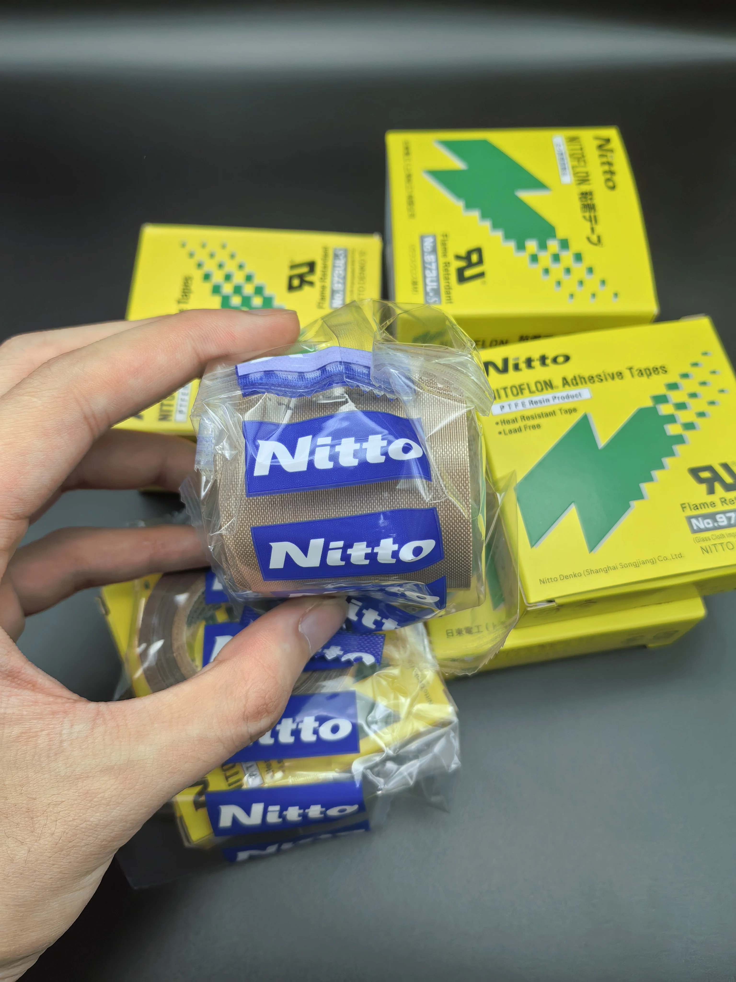 Waterproof electrical NITTO DENKO 973UL high temperature resistant adhesive tape NITOFLON waterproof electrical T0.13mm*W(13mm,1