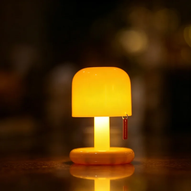 

Sunset Night Light LED Table Lamp Mini USB Rechargeable Desk Bedside Bedroom Bar Room Decor Atmosphere Mood Light Minimalist