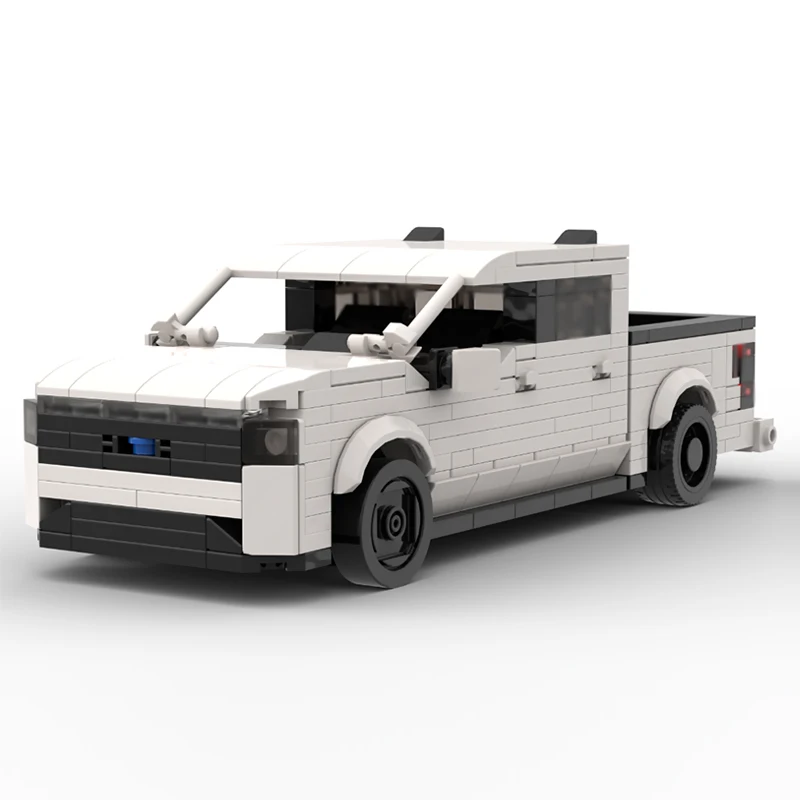 Cidade modelo de carro moc tijolos de construção F-150 xlt caminhão captador elétrico tecnologia modular crianças presentes do feriado montar brinquedos terno