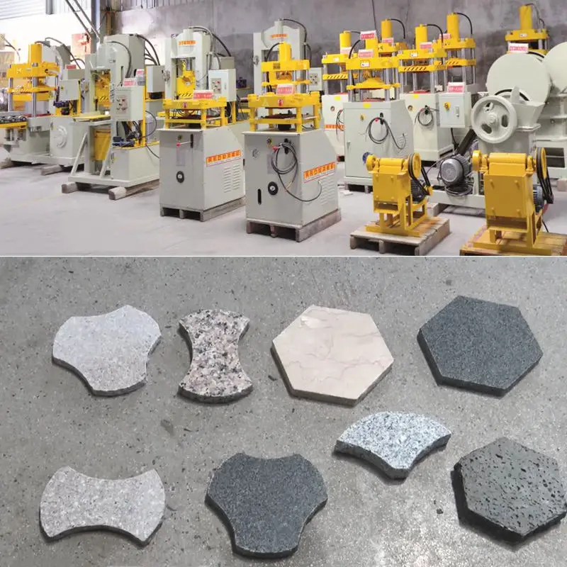 Hot SCDK-81 Marmer Graniet Bestrating Rots Steen Stempelen Splitter Machine Hydraulische Natuursteen Splitsmachine