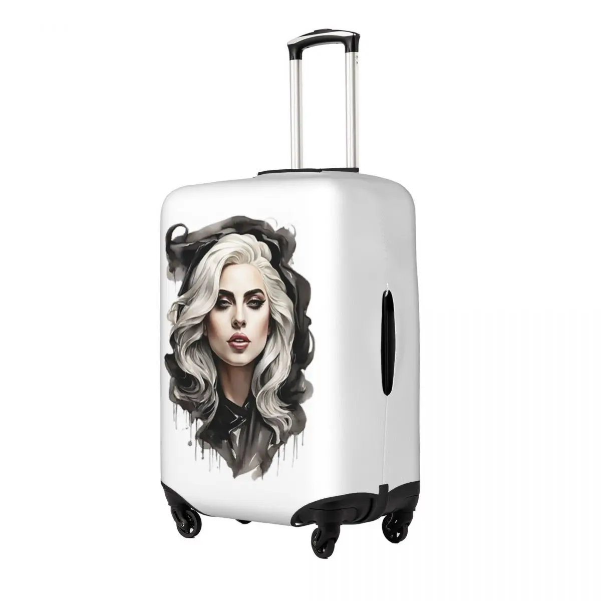 

Lady Gaga Suitcase Cover Protection Elastic Trip Luggage Protector Covers for 18-32 Inch