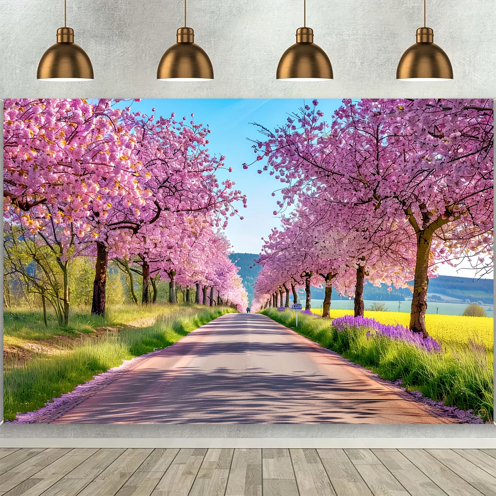 Frühling Kirschblüten Hintergrund süße Blume Baum Fotografie Hintergrund rosa Blumen