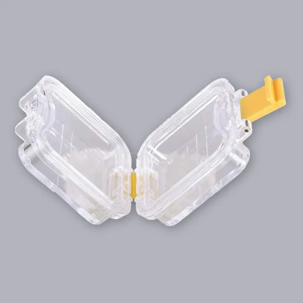 Bath Box Oral Care with Hanging Net False Teeth Storage Box Tooth Clean Organizer Mouth Guard Container Denture Retainer Case