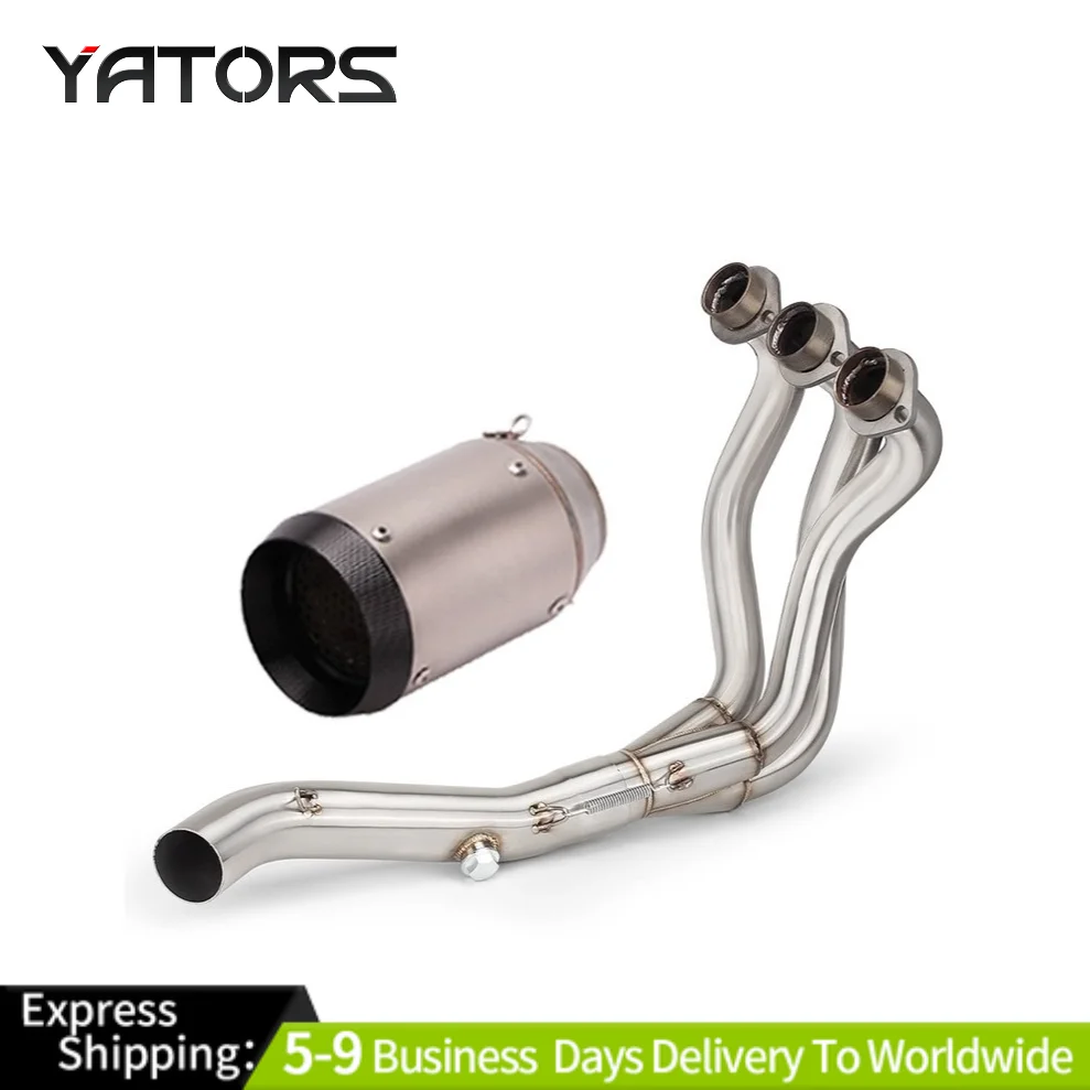 

Full System For Yamaha MT-09 FZ09 2014-2020 Muffler Exhaust Front Link Pipe Exhaust Systems Exhausts Pipes