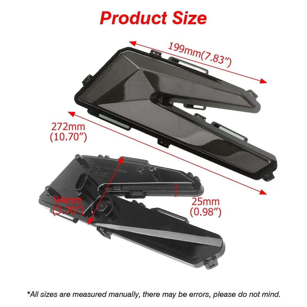 1Pair Taillight Rear Tail Light Taillight Assembly Led Rear Tail Light Compatible With Can-Am Maverick X3/Max X3 2017-2026 Smoke