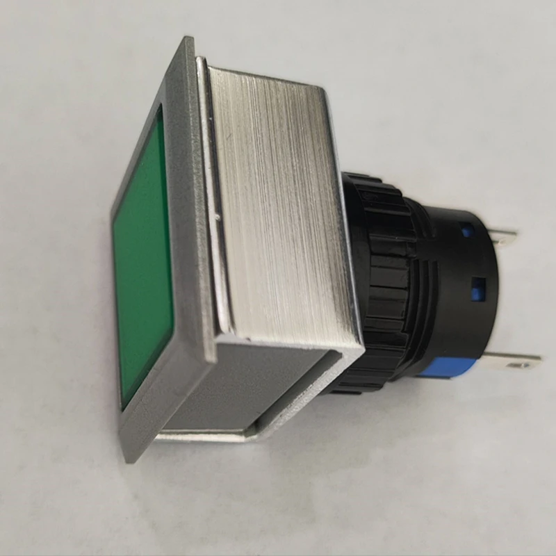 ELEWIND 22mm Plastic 2 PIN terminal Square signal lamp ( PB223WF-D/R/12V  , PB223PF-D/R/12V )
