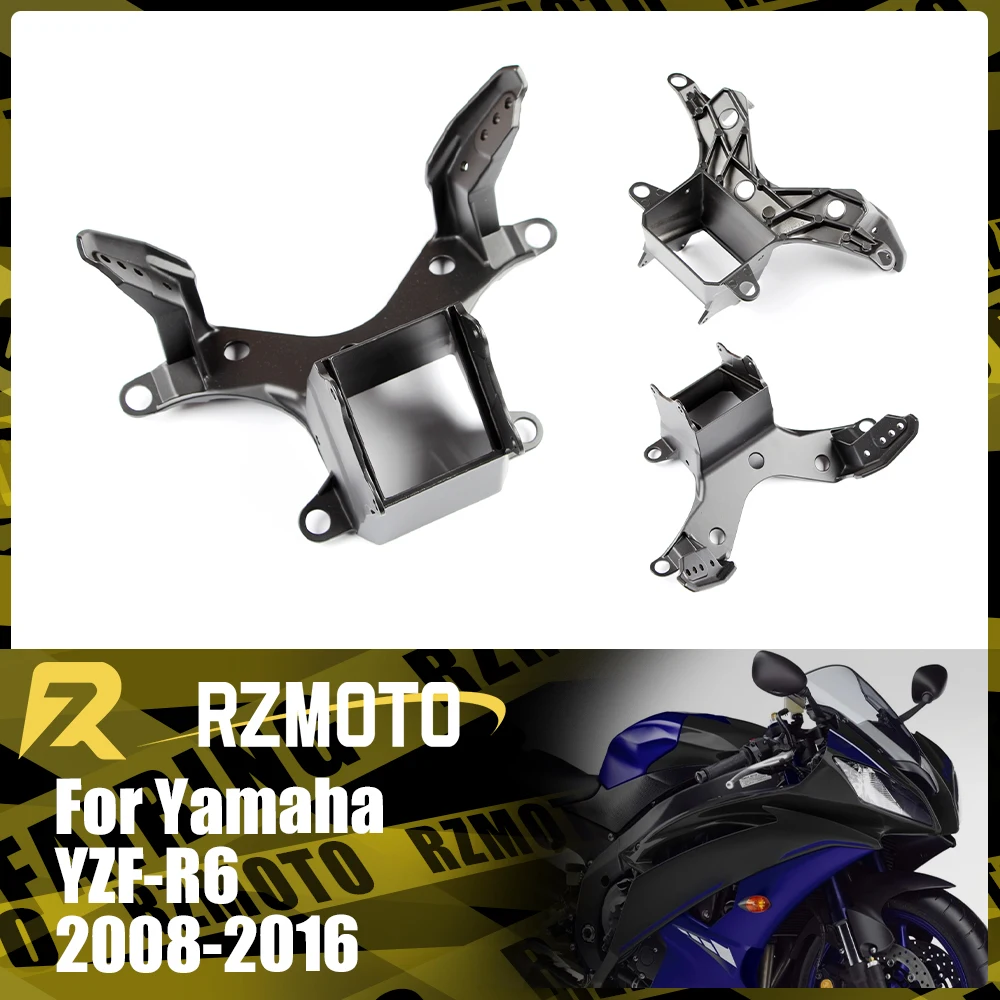 

For Yamaha YZF R6 YZFR6 YZF-R6 2008-2016 2015 2014 2013 Motorcycle Headlight Bracket Fairing Stay Support Headlamp Accessories