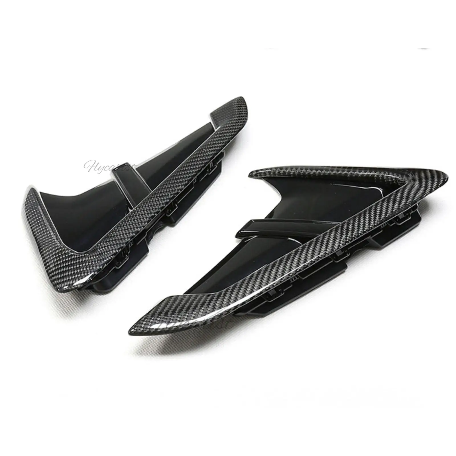 Carbon Fiber Side Fender Vent Trim Frame Replace For BMW G01 G02 X3 X4 X3M X4M 19-22