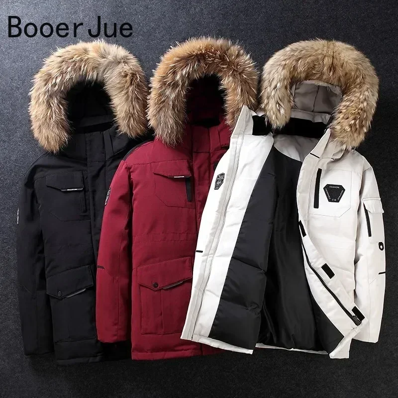 90-white-duck-down-removable-cap-outdoor-hiking-climbing-men's-thermal-down-jacket-thick-puffer-men-coat-overcoat-winter-parka