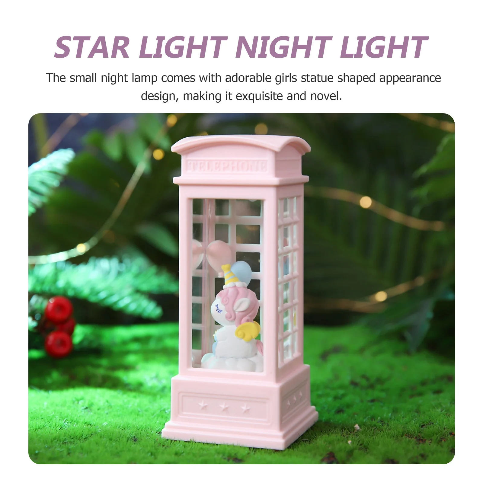 

Resin Night Lamp Decorative Light Bedside Lamp for Home Office Indoor Small Night Light Warm Comfortable Illumination Decor