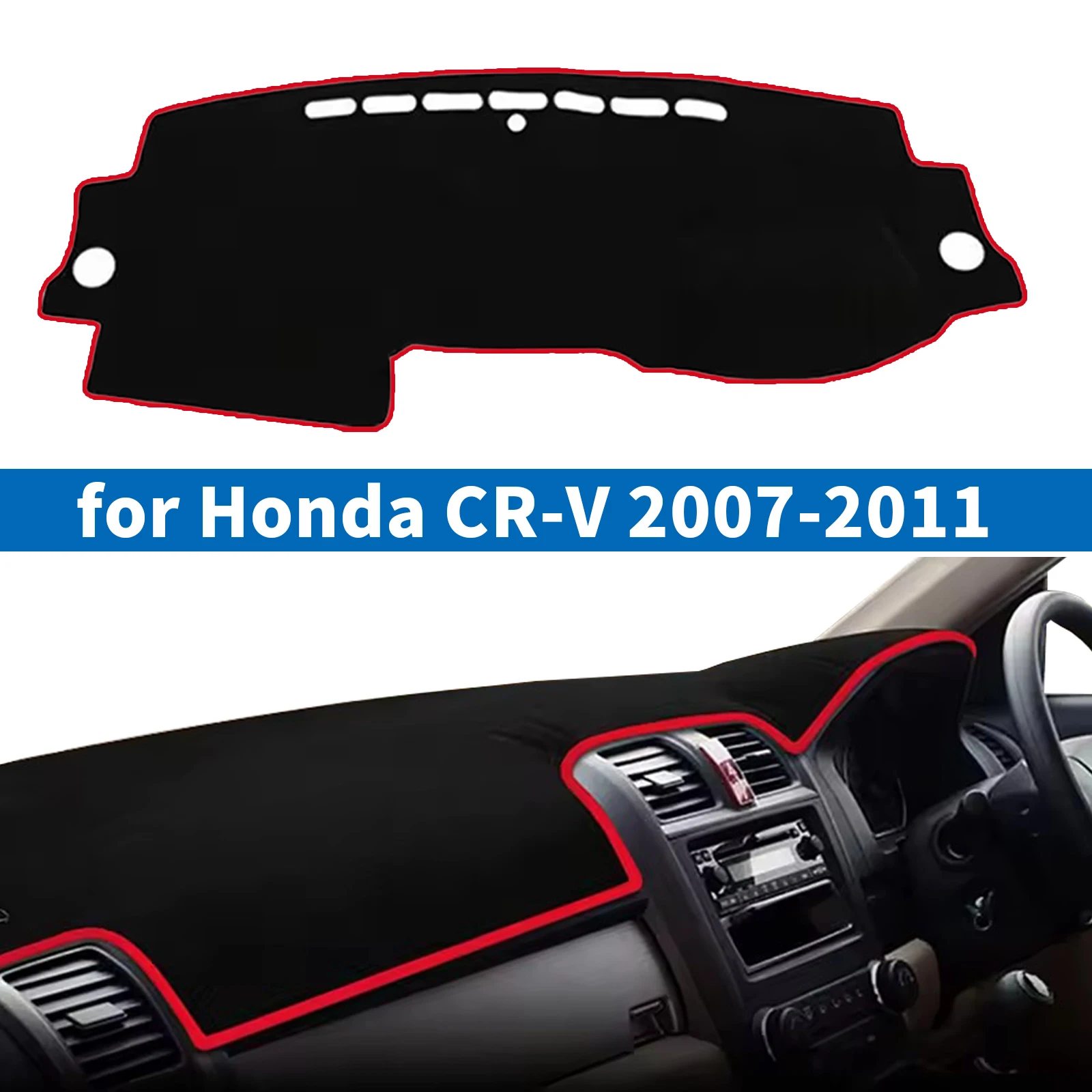 for Honda CRV CR-V III MK3 2007 2008 2009 2010 2011 Car Dashboard Mat Dash Mat Dashmat Sunshade Protective Carpet