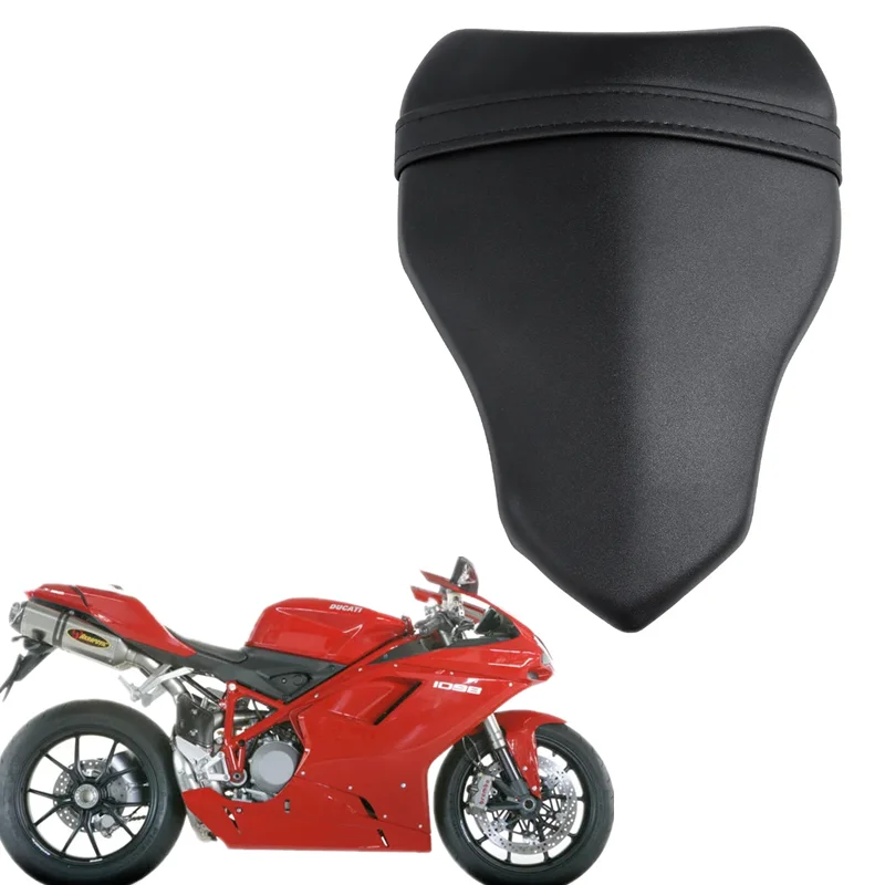 

Для Ducati 1098 1198 848 черные аксессуары для мотоциклов из искусственной кожи пассажирский пильон на заднее сиденье