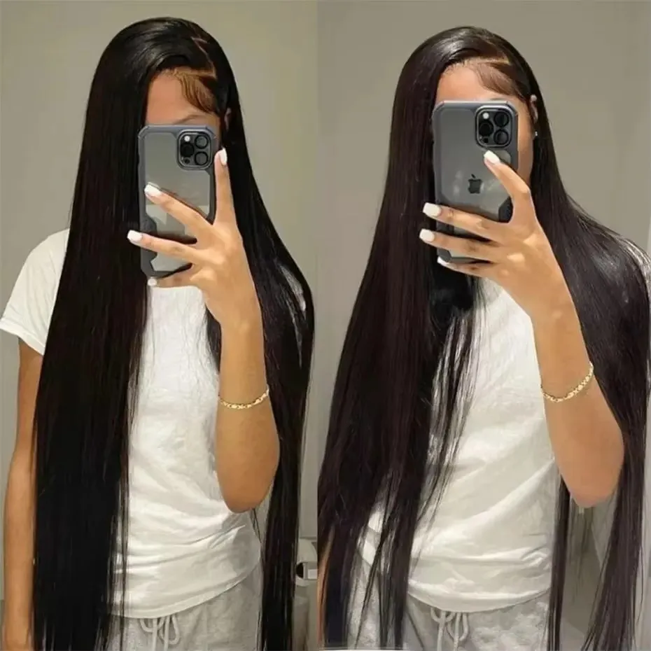 

Straight Lace Front Wigs 180% Indian Hunan Hair Wig 4x4 Lace Closure Remy Hair For Women 13x4 13x6 Lace Frontal Wig Pre Plucked