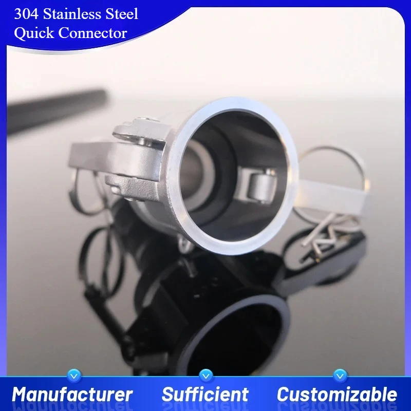 

Food Grade 304 SS Quick Coupling - Leak Proof Push-to-Connect for Beverage Production Lines, Industrial Hose Assembly Kits